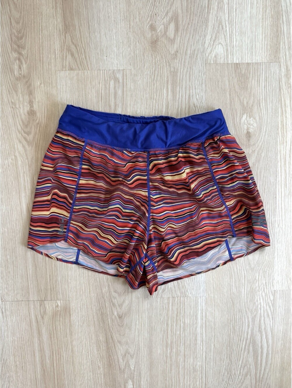 Janji LA Sportiva 4" Cadence Running Shorts Women's Purple Orange Size XS
